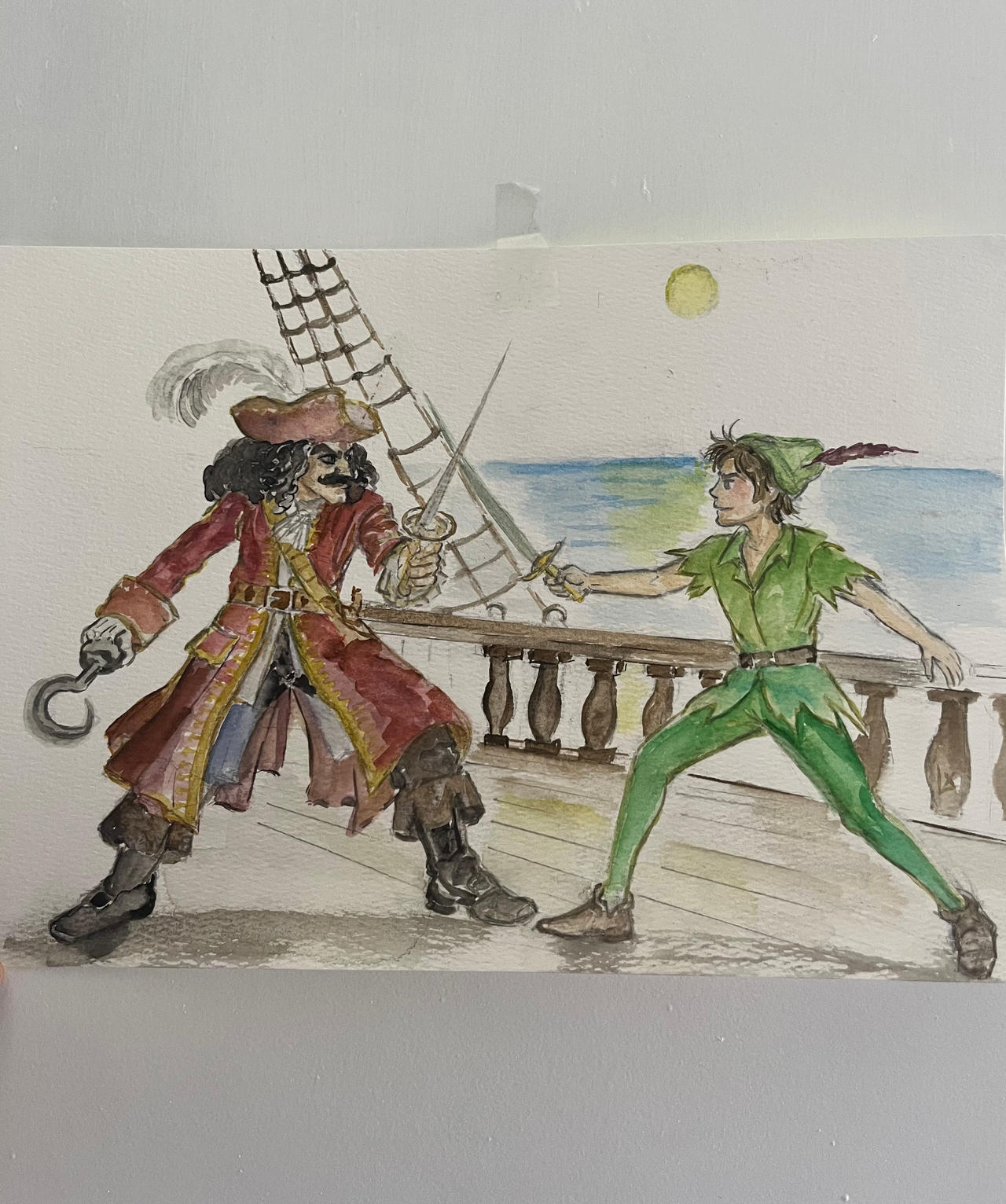 Peter Pan vs Captain Hook